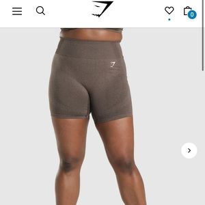 Gymshark Vital Seamless 2.0 Brown Marl Shorts
